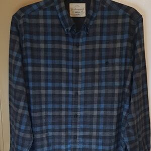 Weatherproof Vintage Classic Flannel Plaid Button Up Shirt Men's Size XXL
